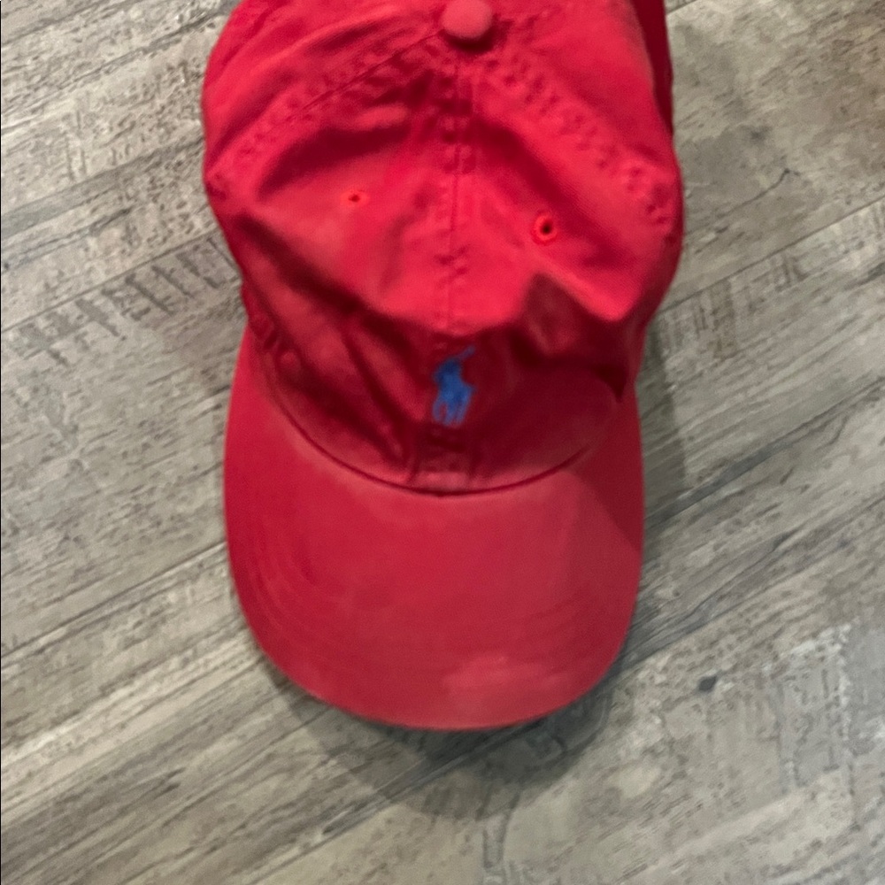 Red Polo Cap - Picture 2 of 5